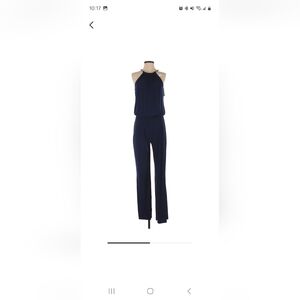 Laundry by Shelli Segal navy blue jumpsuit